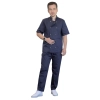Zestaw kucharza elastyczna bluza na napy i spodnie granatowe roz. 3XL